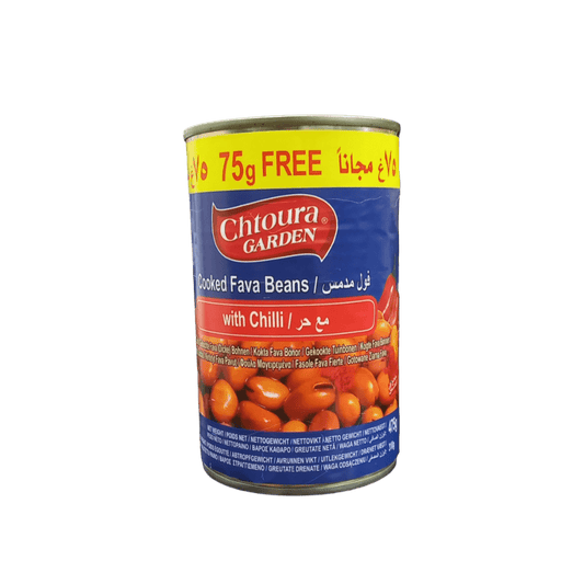 Chtoura Garden Fava beans with Chilli 400g+75g Free