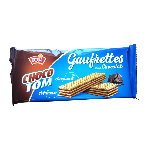 CHOCO TOM - Gaufrettes Chocolat / Schoko Waffeln 100 g